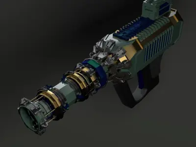 SCI-FI GUN 3D model