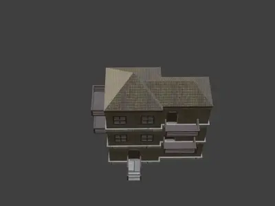 House Model 11 Low-poly 3D model