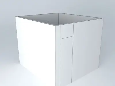 clo cube with window Free 3D model