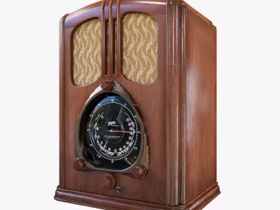 Zenith Walton Radio Model 7-J-232 3D model