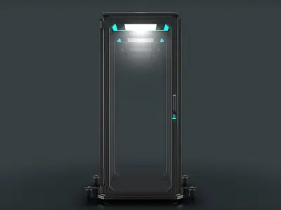Sci Fi Container 3D model purchase