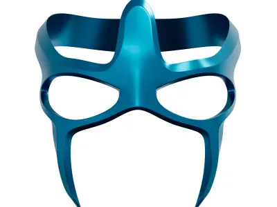 The Hero Fantasy Mask Low-poly 3D model