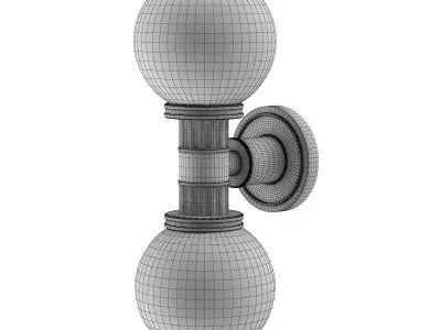 Restoration Hardware Davenport Sconce Lamp 3D model