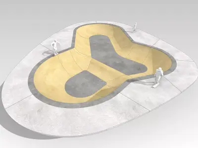 Bowl 05 - Skate Park 3D model