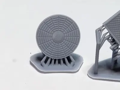 Printable European Street Details 3D Print 3D print model