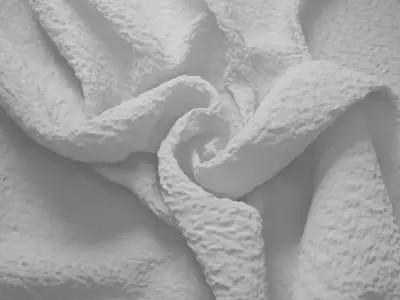 Woolly Boucle Fleece Fabric Texture PBR  Texture