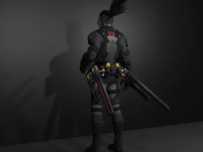 Cyborg gear 3D model