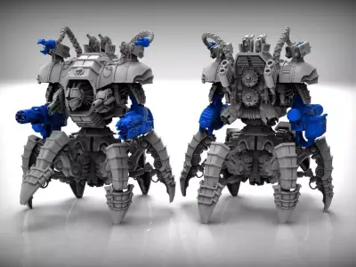 Dark Techno Heavy Arachknight Torso 3D print model