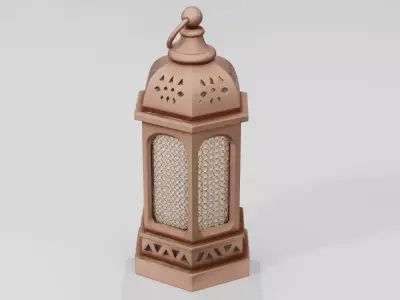 Ceiling Light 3D Model  Interior Lamp Low Poly Low-poly 3D model