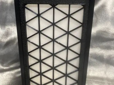 Kumiko Japanese Shoji Lantern - Mitsukude 3D print model