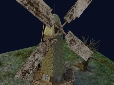 Mill of witches 3D model