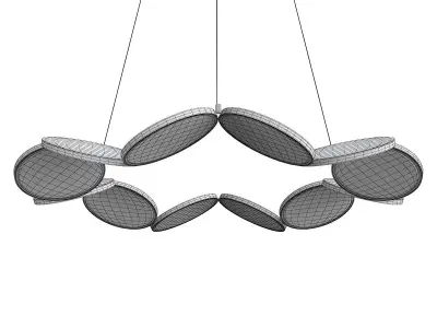 Samara chandelier Low-poly 3D model