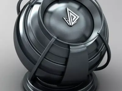 VRAY SHADER---METAL---Silicium Texture