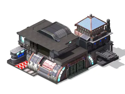 Future World - Building 062 3D model