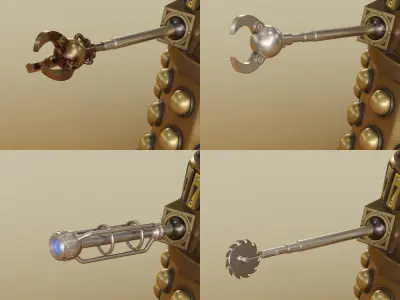 Time War Dalek 3D model