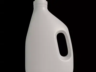 Detergent Bottle Mockup Low-poly 3D model