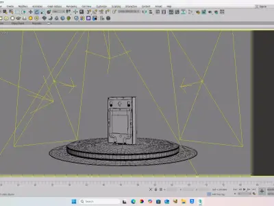 QR TERMINALS Low-poly 3D model