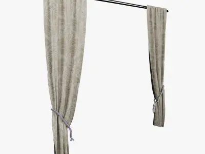 Simple Curtain 3D model