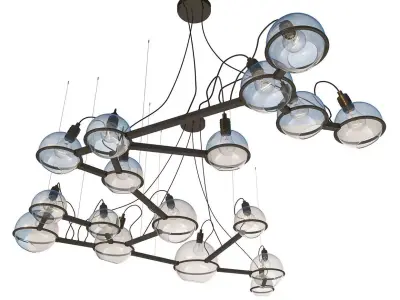 Chandelier Aquarius SKU 20891 Free 3D model
