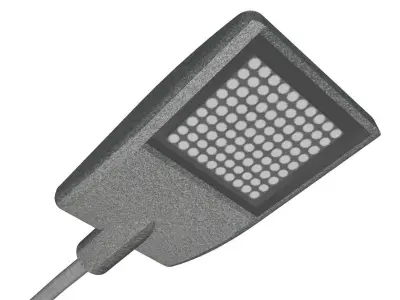 Concrete Lamp Post - Light Pole - Street Light - Group 13 3D model