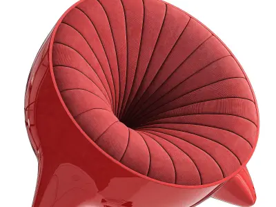 Abel Lounge Chair 3D model