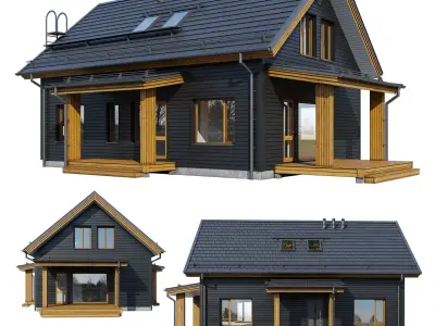 Alpine house Glawdel 3D model