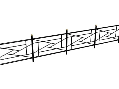 Fence 07 3D model
