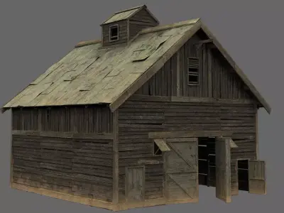 Barn 02 3D model