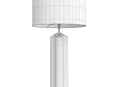 Brushed Brass Table Lamp Liang and Eimil Obelisk Low-poly 3D model