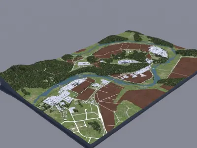 Yongbyon Nuclear Facility 3D model