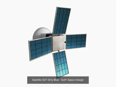 10 Satellite G Collection - SciFi Space Design 3D Model Pack