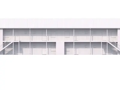 Apartment House Complex 3D model