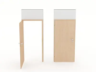 Doors collection - interior door - house door and sliding door 3D Model Pack