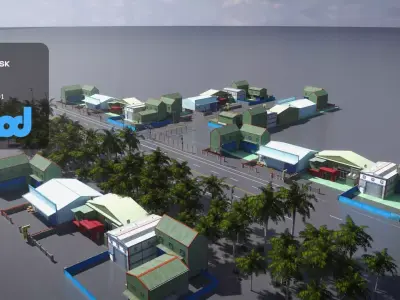 TW Street T-Intersection 04 3D model