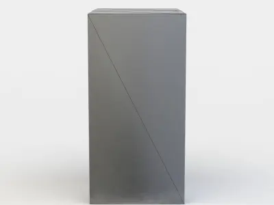 Newsletter machine Low-poly 3D model