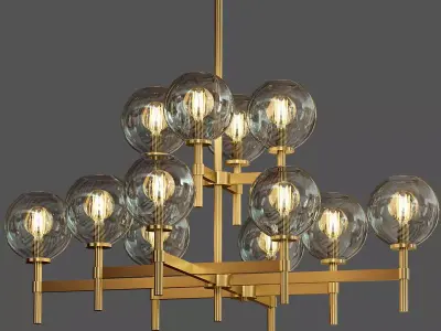 CHANDELIER JADE L 3D model