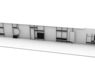 Wardrobe Light frame 3D model