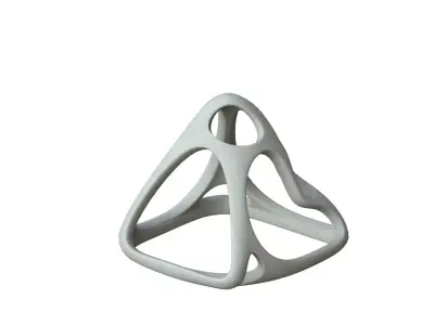 SciFi Cube Object No 58921 Low Poly Shape Low-poly 3D model