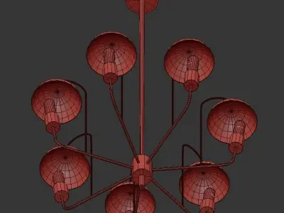Rare Chandelier 3D model