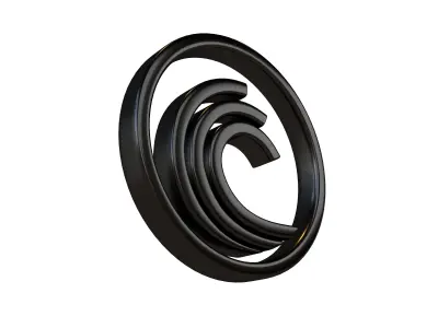 BitTorrent Coin v1 004 Low-poly 3D model