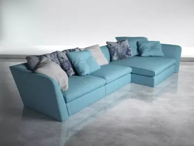Atollo Corner Sofa 3D model