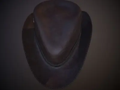 Realistic Western Cowboy Hat  3D model
