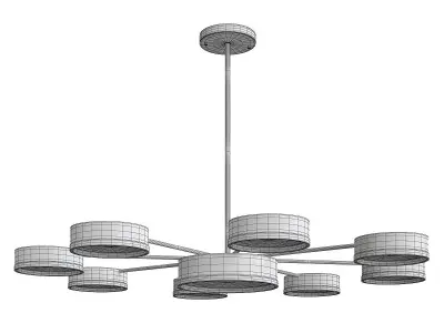 GONZAGA CHANDELIER Low-poly 3D model