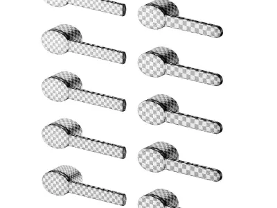 Door Handle Venezia QUATTORDICI 3D model