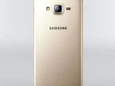  Samsung Galaxy On5 Gold 3D model
