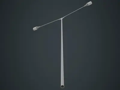 Street Light 8A Low-poly 3D model
