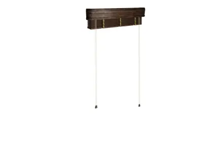 Dark Wood Venetian Blind Free 3D model
