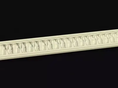 carved baguette 3D model shop