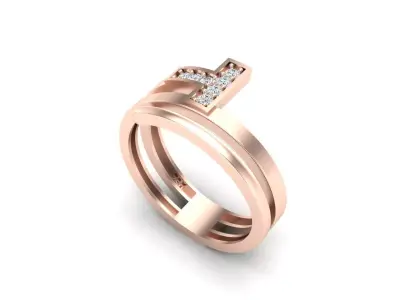 Jewelry ring 459 3D print model
