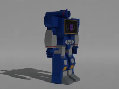 Soundwave robot 3D model